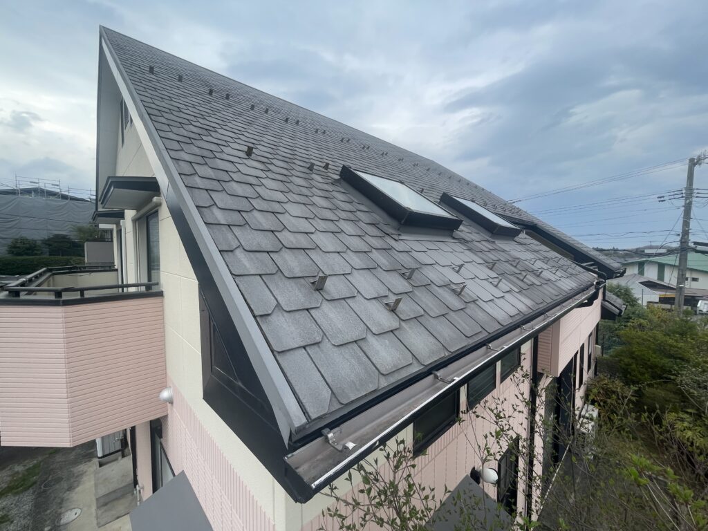 屋根の色褪せ(仙台市屋根塗装)
