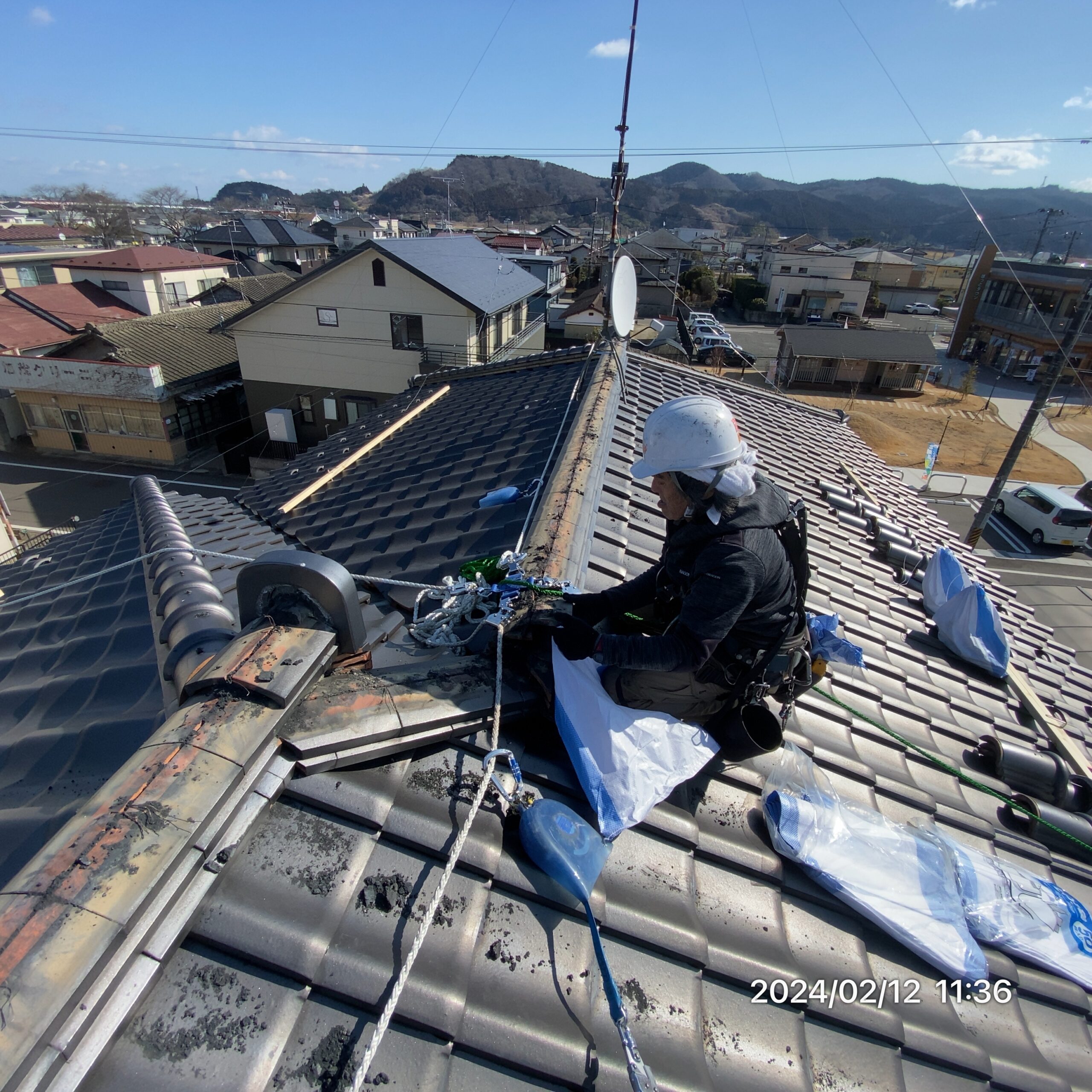 屋根　葺き替え　瓦