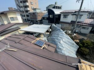 トタン屋根の修理・飛散