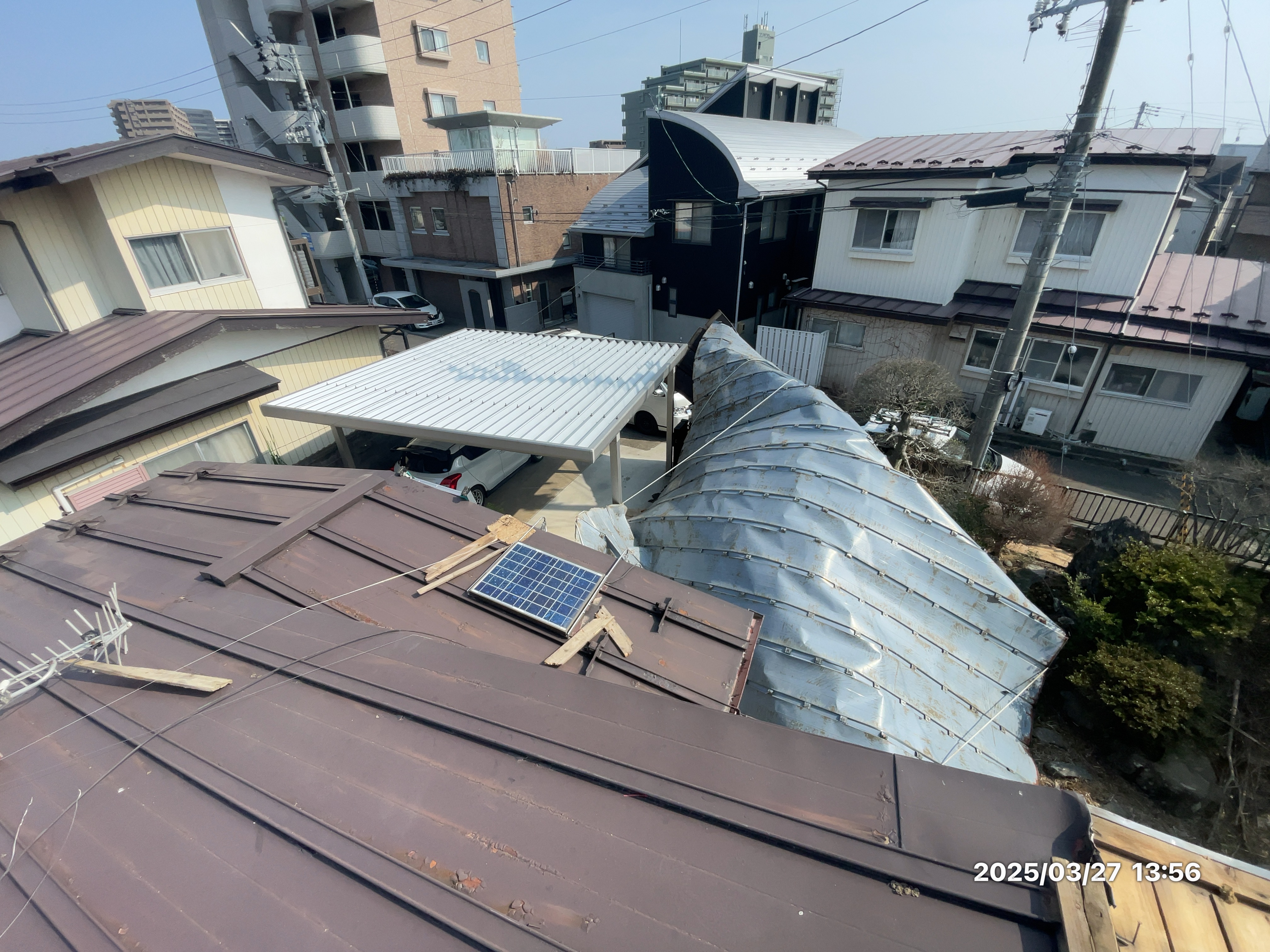 トタン屋根の修理・飛散