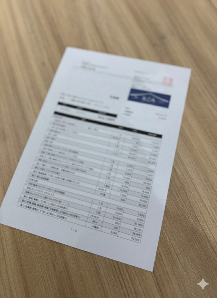 仙台市 屋根塗装 見積書