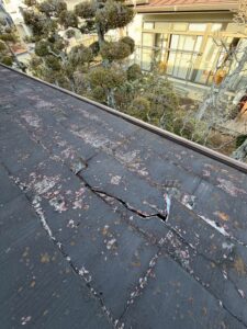 スレート屋根の雨漏り