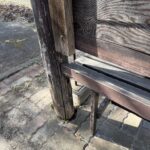 【仙台市宮城野区安養寺|東屋屋根事例】柱腐食と分電盤を触らない解決策