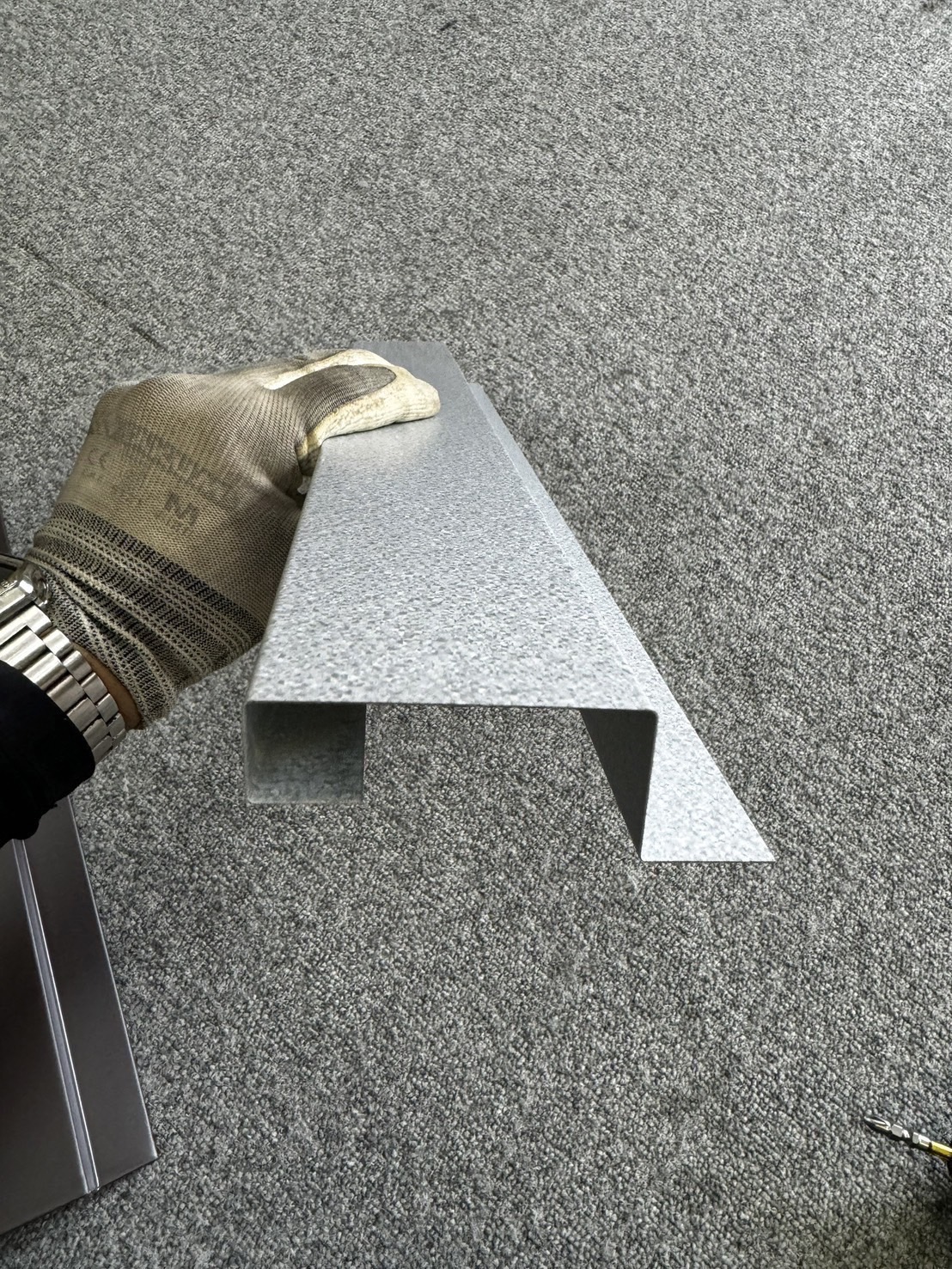 棟板金　下地　ガルバリウム鋼板