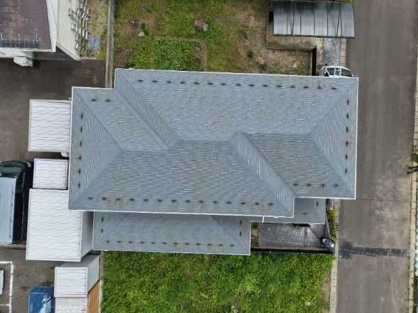 屋根ドローン画像