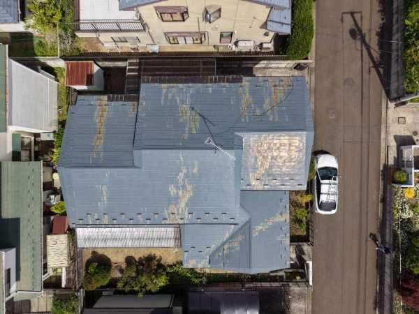 屋根ドローン画像