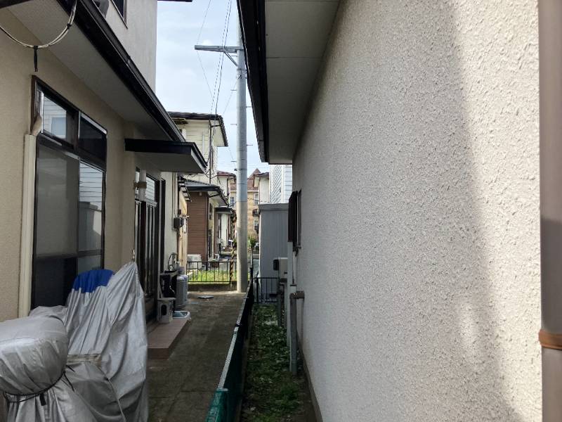 外壁(西面)