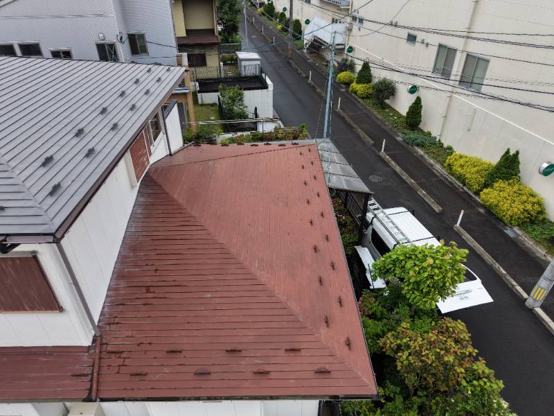外壁(西面)