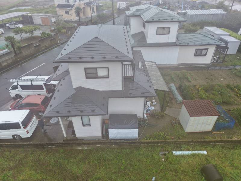 外壁(西面)