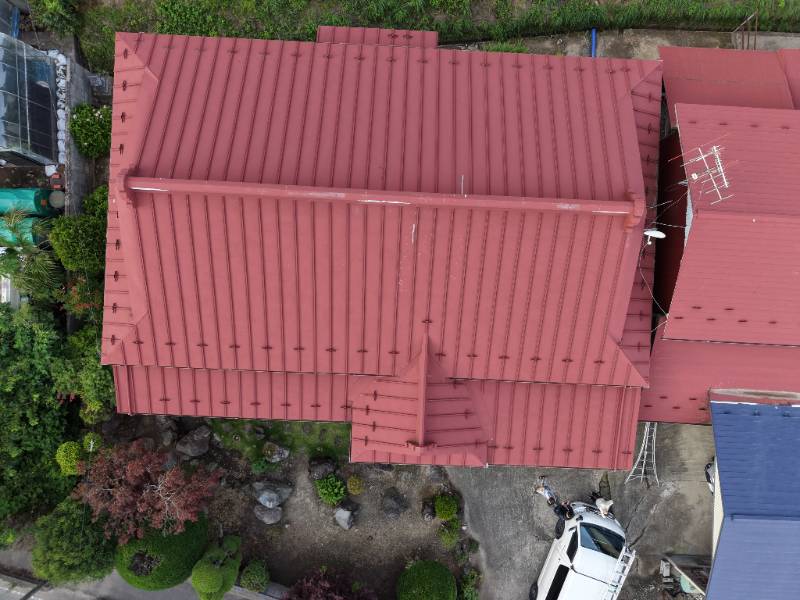 屋根ドローン画像