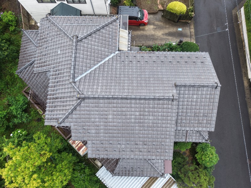 屋根ドローン画像