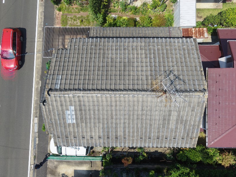 屋根ドローン画像