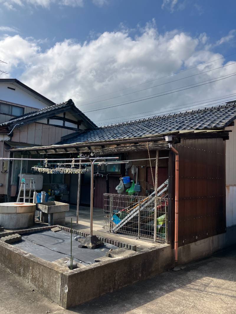 外壁(西面)