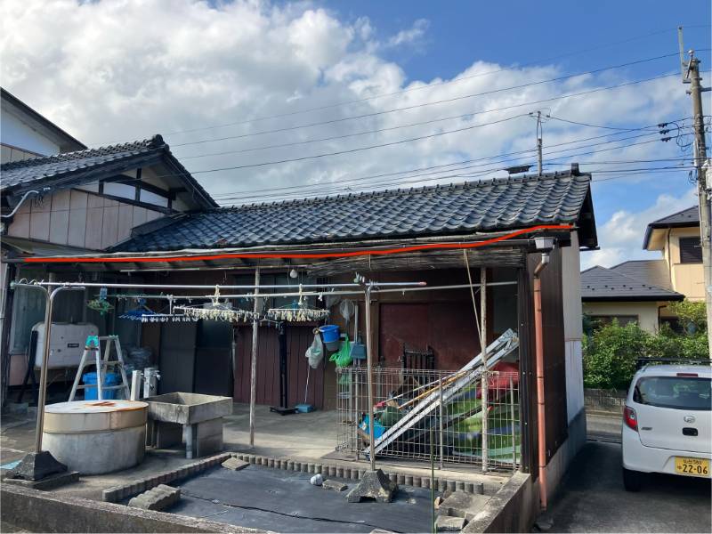 外壁(北面)