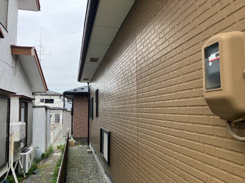 外壁(西面)