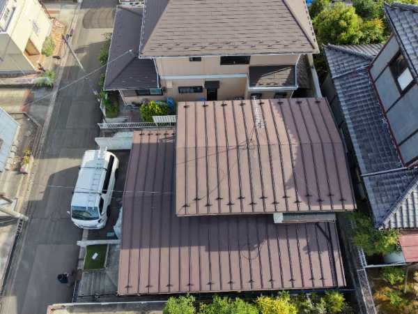 屋根ドローン画像