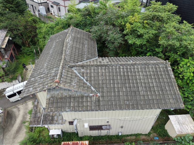 屋根ドローン画像