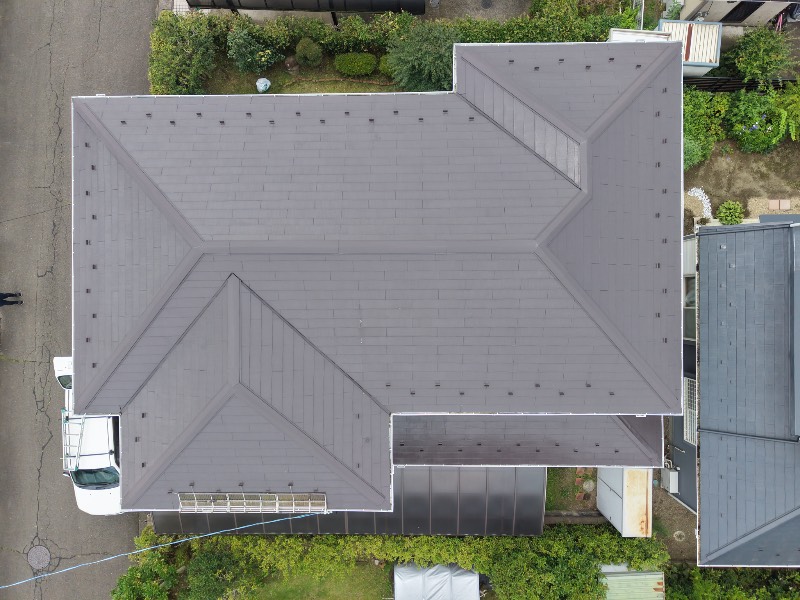 屋根ドローン画像