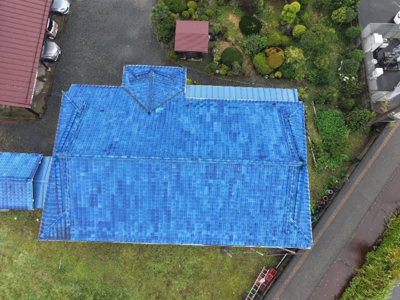 屋根ドローン画像
