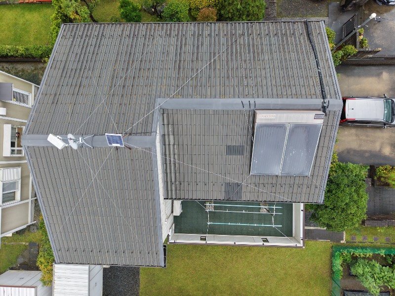 屋根ドローン画像