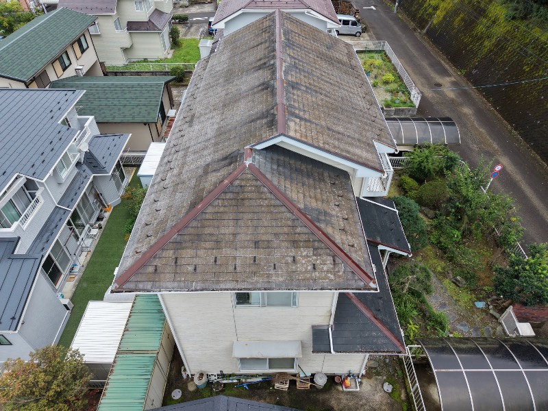 外壁(西面)