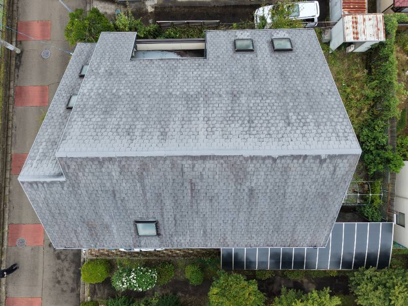 屋根ドローン画像