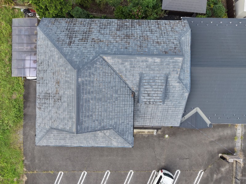 屋根ドローン画像