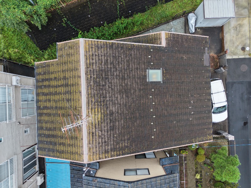 屋根ドローン画像
