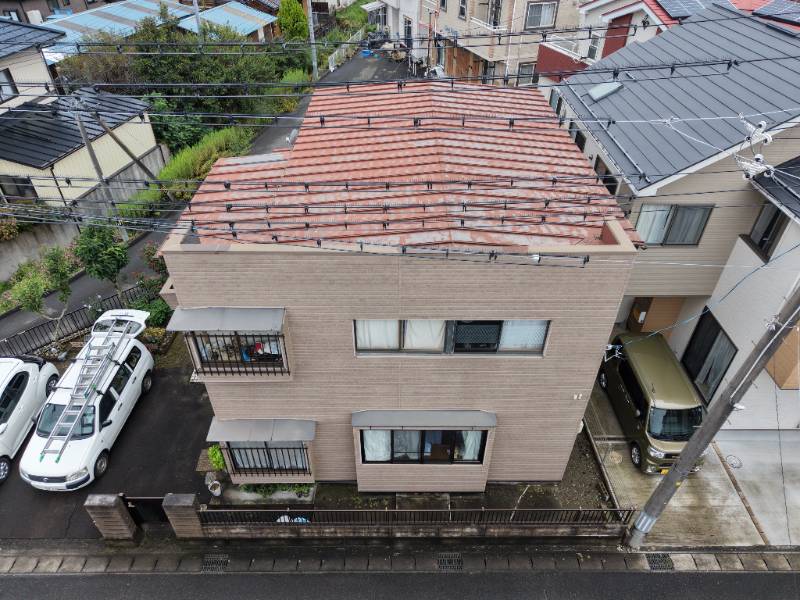外壁(東面)