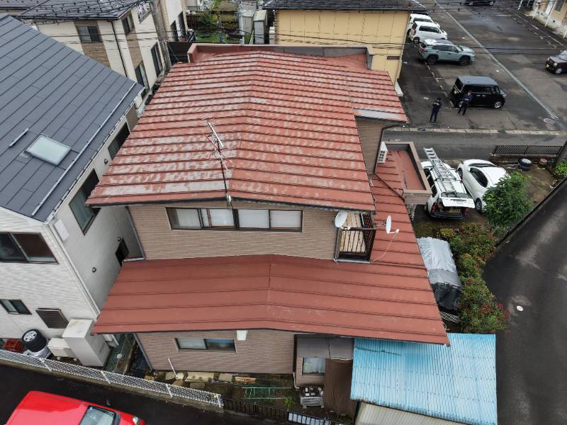 外壁(西面)