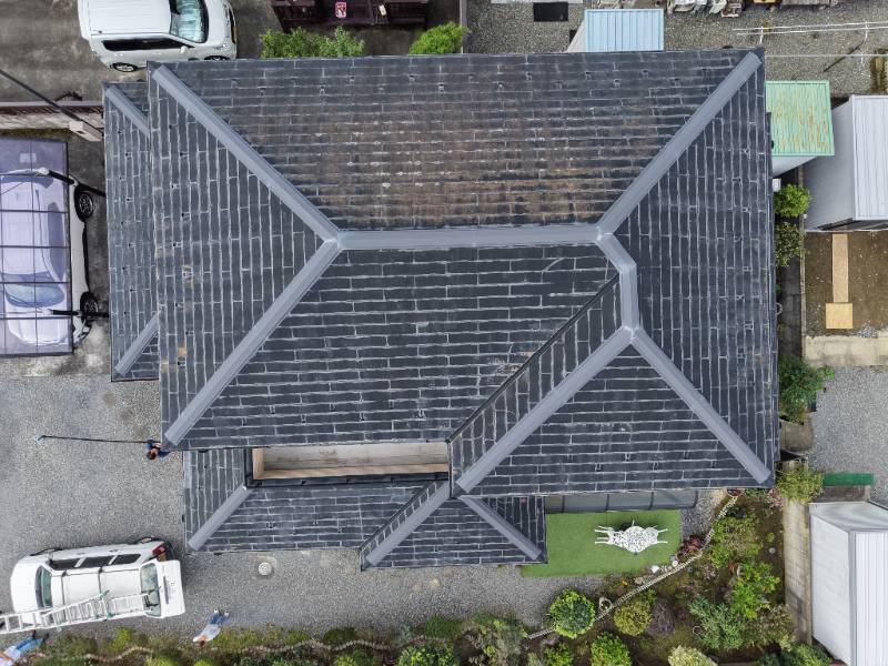 屋根ドローン画像