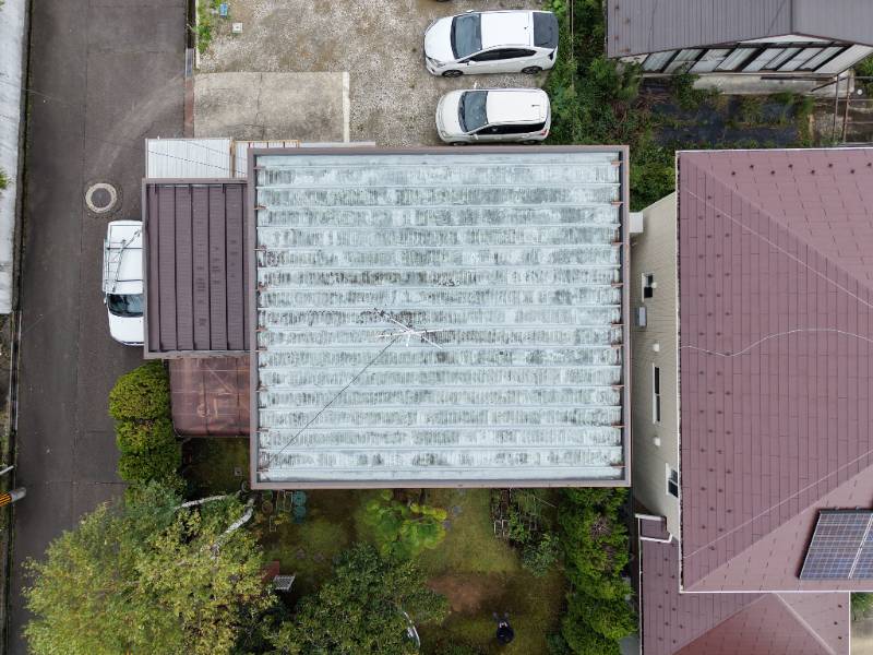 屋根ドローン画像