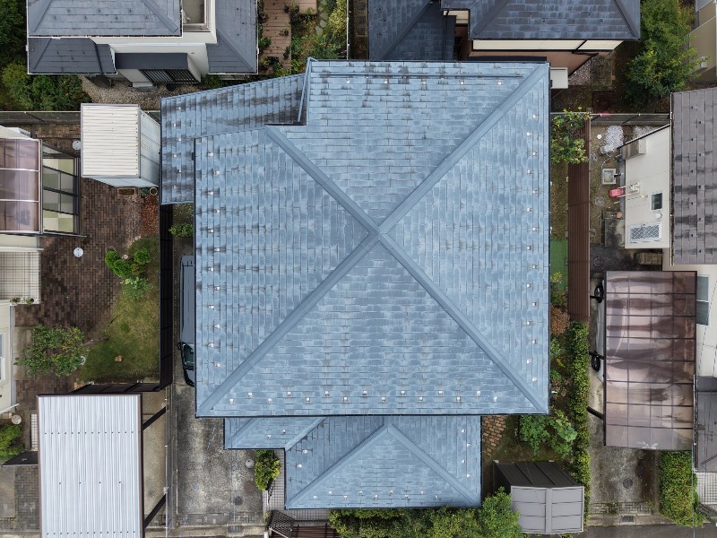 屋根ドローン画像