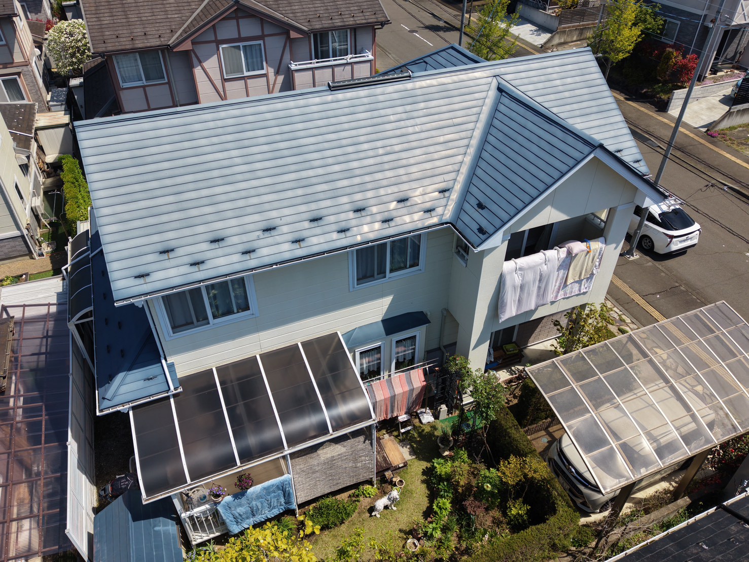 塗装工事｜屋根塗装工事の施工事例｜なごみルーフ