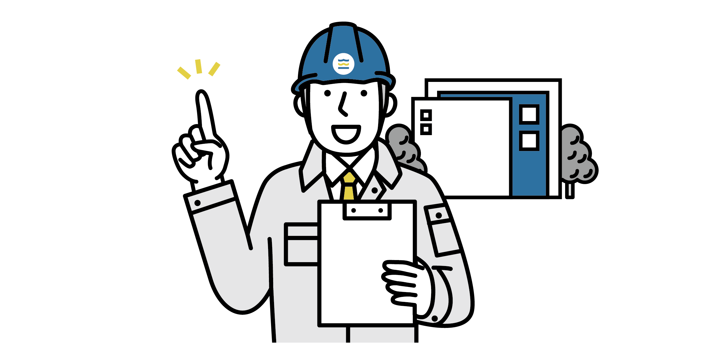 リフォーム業者のイラスト